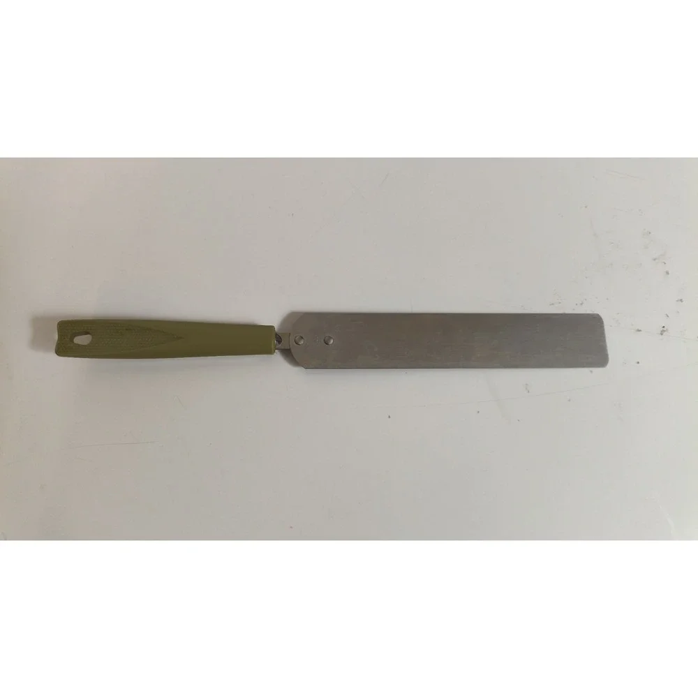 Vintage EKCO Spatula Spreader Cake Icing Avocado Green Plastic Handle Utensil